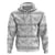 Samoa White Sunday Hoodie Samoan Tapa White Hibiscus - Polynesian Pride