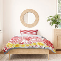 Personalised Tahiti Surfing Bedding Set Polynesian Style LT05 - Polynesian Pride