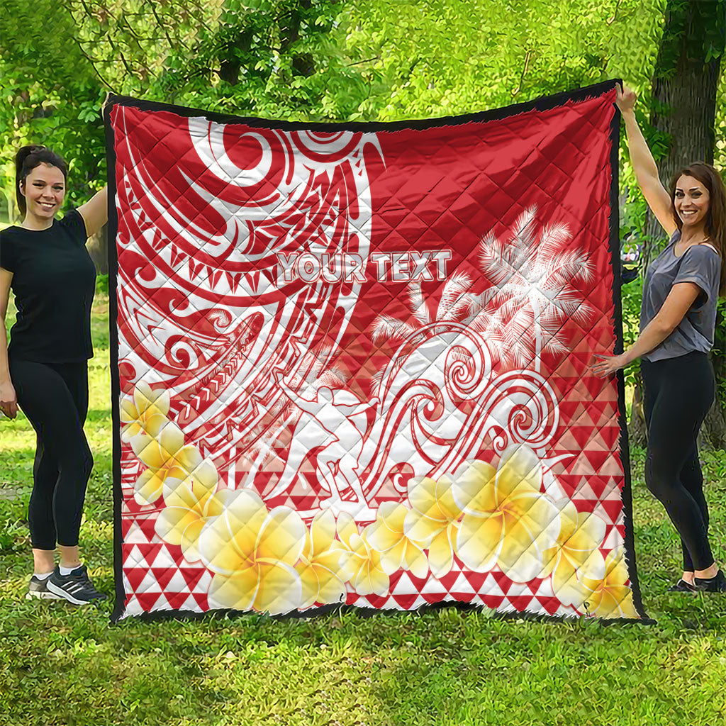 Personalised Tahiti Surfing Quilt Polynesian Style LT05 - Polynesian Pride