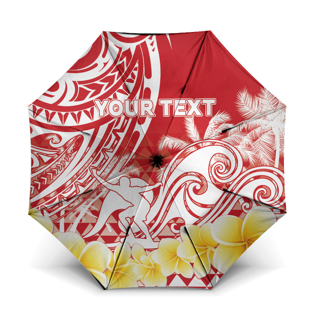 Personalised Tahiti Surfing Umbrella Polynesian Style