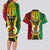 Vanuatu Couples Matching Long Sleeve Bodycon Dress and Hawaiian Shirt Vanuatuan Coat Of Arms Mix Pig Tusk Poynesian Pattern LT05 - Polynesian Pride