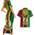 Vanuatu Couples Matching Short Sleeve Bodycon Dress and Hawaiian Shirt Vanuatuan Coat Of Arms Mix Pig Tusk Poynesian Pattern LT05 - Polynesian Pride