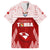 Custom Tonga Rugby Family Matching Off Shoulder Short Dress and Hawaiian Shirt 2023 Pacific Championships Kupesi Ngatu Mate Maa LT05 Dad's Shirt - Short Sleeve Red - Polynesian Pride