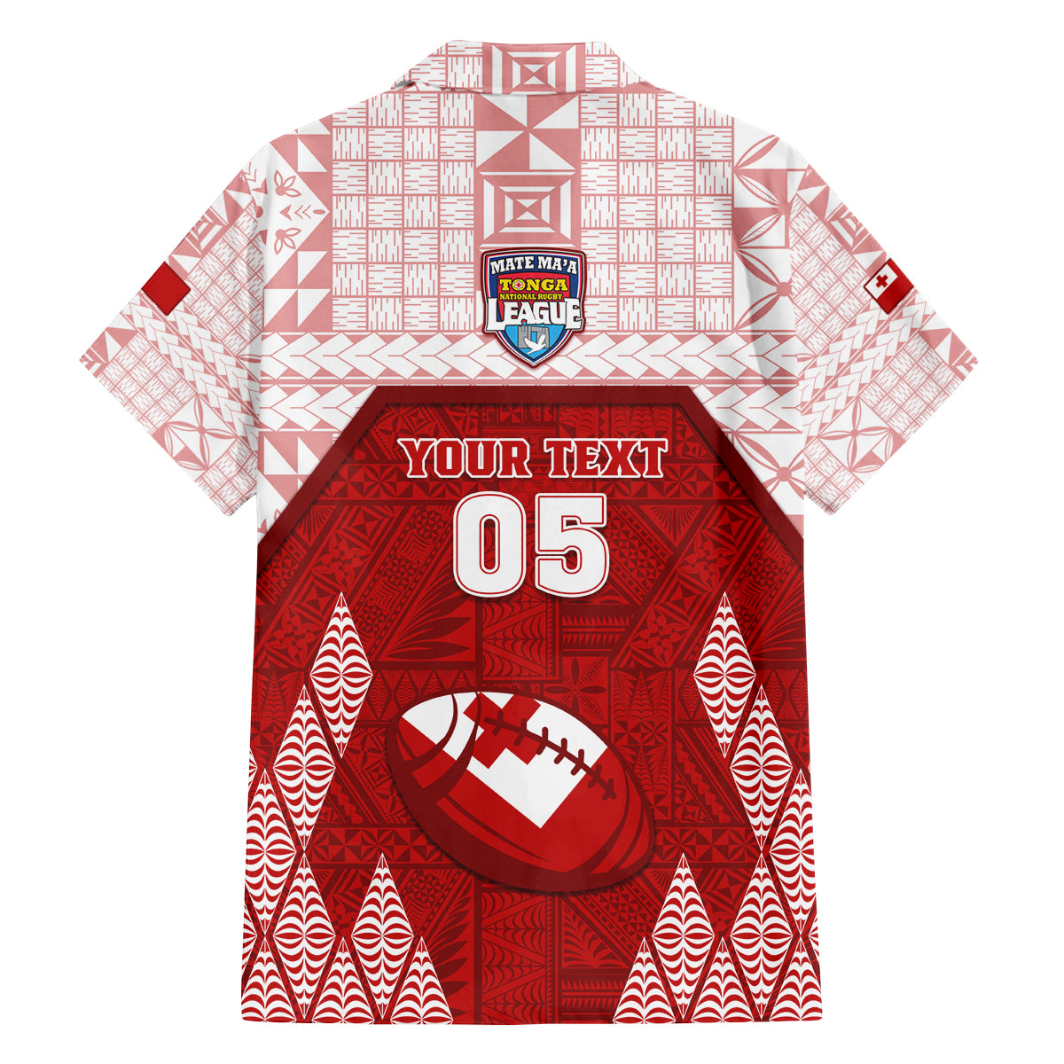 Custom Tonga Rugby Family Matching Off Shoulder Short Dress and Hawaiian Shirt 2023 Pacific Championships Kupesi Ngatu Mate Maa LT05 - Polynesian Pride