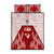 Tonga Rugby Quilt Bed Set 2023 Pacific Championships Kupesi Ngatu Mate Maa LT05 Red - Polynesian Pride