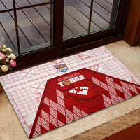 Tonga Rugby Rubber Doormat 2023 Pacific Championships Kupesi Ngatu Mate Maa LT05 - Polynesian Pride