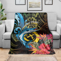 Vanuatu Fishing Blanket It's Time To Fish