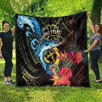 Vanuatu Fishing Quilt It's Time To Fish LT05 - Polynesian Pride