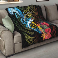 Vanuatu Fishing Quilt It's Time To Fish LT05 - Polynesian Pride