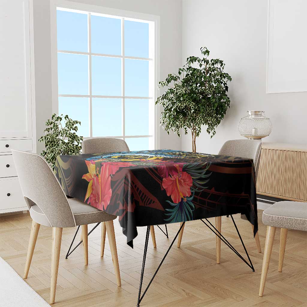 Vanuatu Fishing Tablecloth It's Time To Fish LT05 - Polynesian Pride
