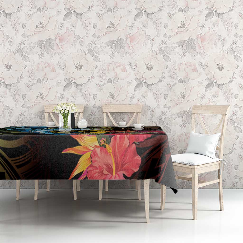 Vanuatu Fishing Tablecloth It's Time To Fish LT05 - Polynesian Pride