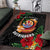 French Polynesia Outrigger Canoe Race Area Rug Tropical Vibe