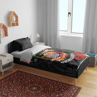 French Polynesia Outrigger Canoe Race Bedding Set Tropical Vibe LT05 - Polynesian Pride