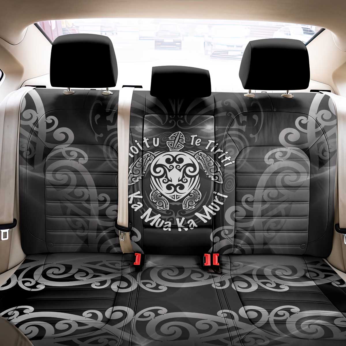 Aotearoa Toitu Te Tiriti Back Car Seat Cover Ka Mua Ka Muri