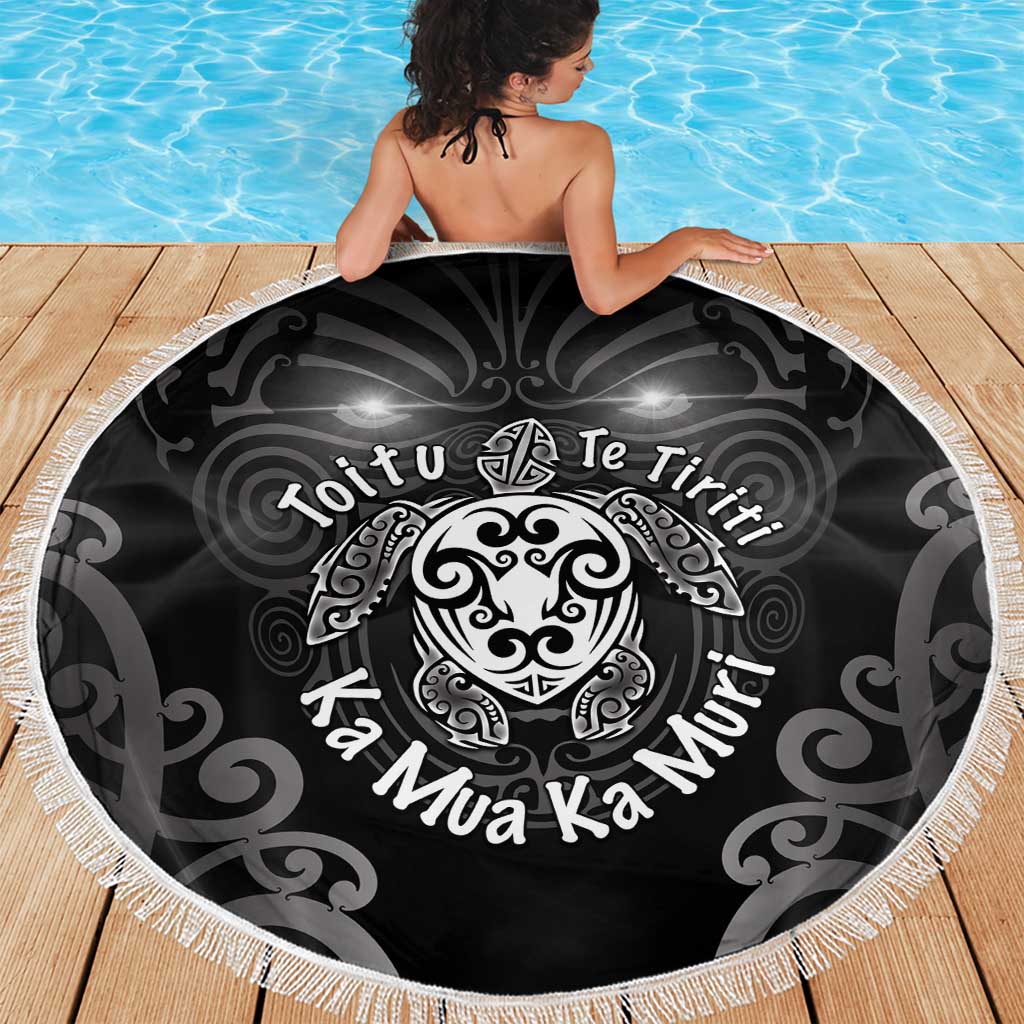 Aotearoa Toitu Te Tiriti Beach Blanket Ka Mua Ka Muri