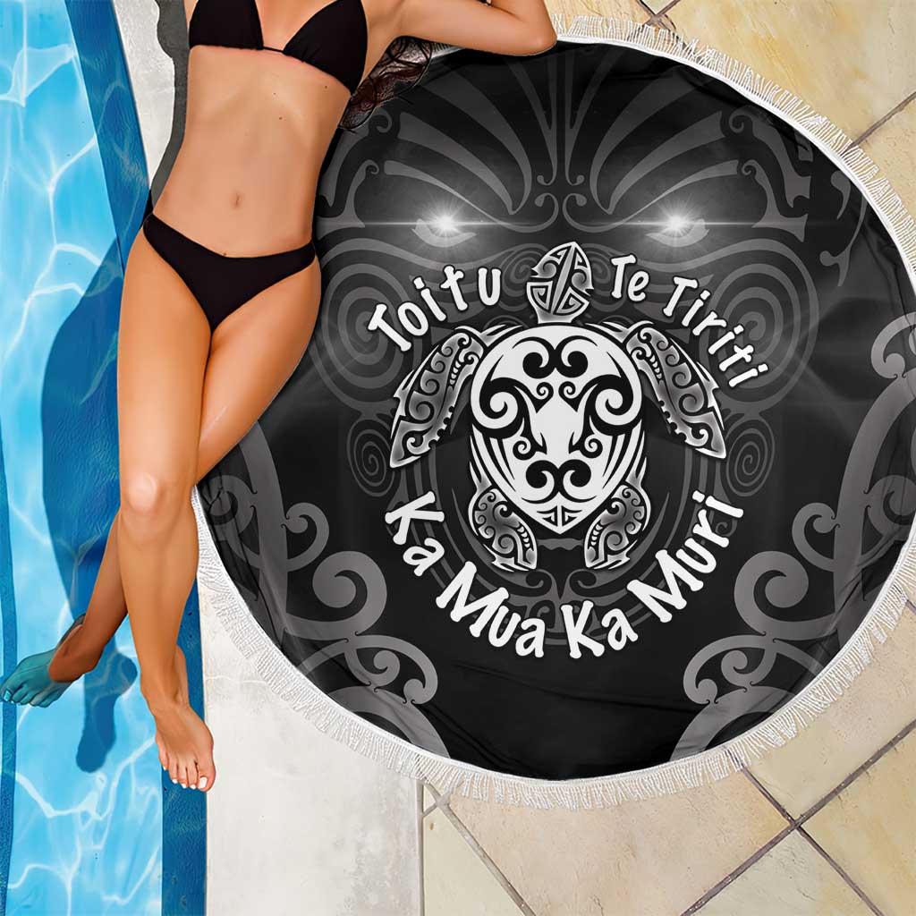 Aotearoa Toitu Te Tiriti Beach Blanket Ka Mua Ka Muri