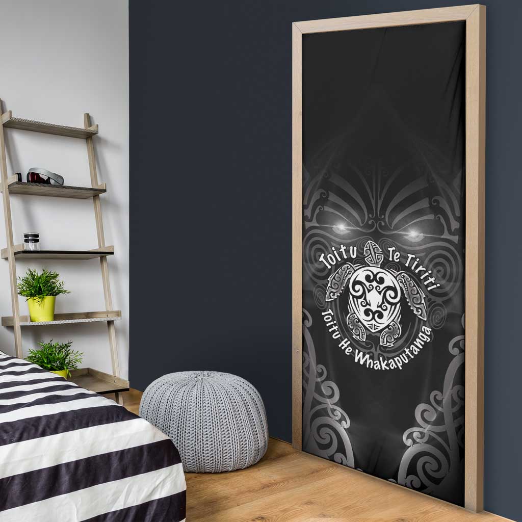 Aotearoa Toitu Te Tiriti Door Cover Ka Mua Ka Muri