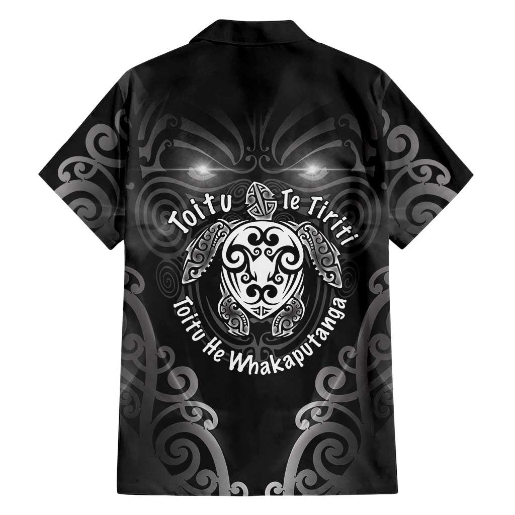 Aotearoa Toitu Te Tiriti Family Matching Long Sleeve Bodycon Dress and Hawaiian Shirt Ka Mua Ka Muri LT05 - Polynesian Pride