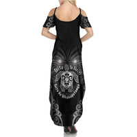 Aotearoa Toitu Te Tiriti Family Matching Summer Maxi Dress and Hawaiian Shirt Ka Mua Ka Muri LT05 - Polynesian Pride