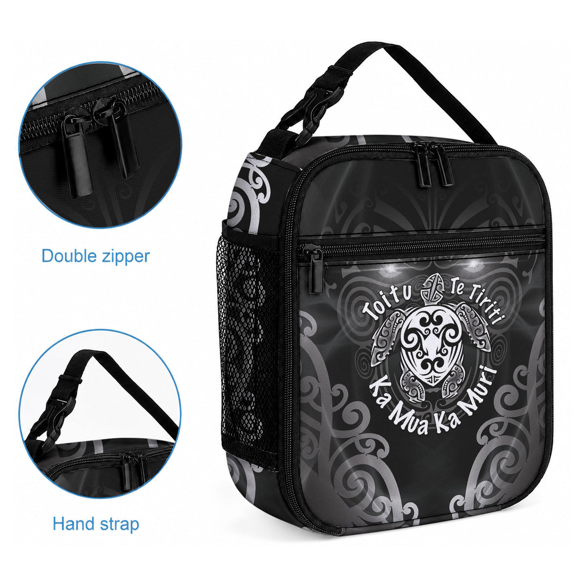 Aotearoa Toitu Te Tiriti Lunch Bag Ka Mua Ka Muri LT05 - Polynesian Pride