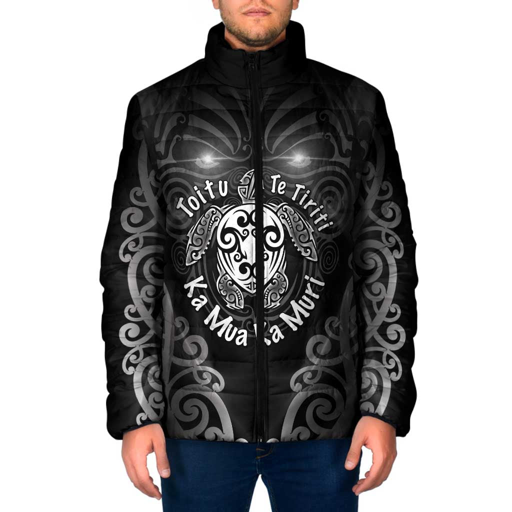 Aotearoa Toitu Te Tiriti Padded Jacket Ka Mua Ka Muri