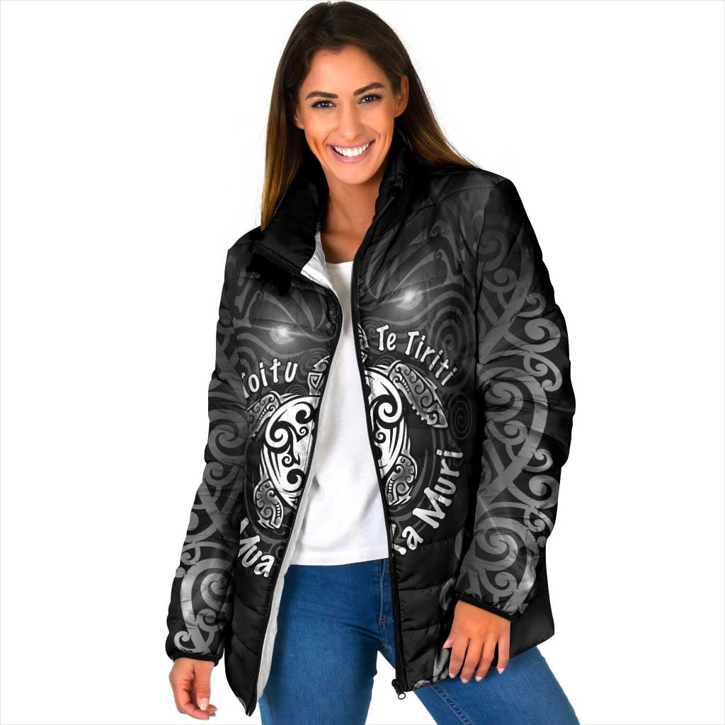 Aotearoa Toitu Te Tiriti Padded Jacket Ka Mua Ka Muri