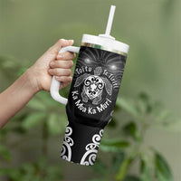 Aotearoa Toitu Te Tiriti Tumbler With Handle Ka Mua Ka Muri LT05 - Polynesian Pride