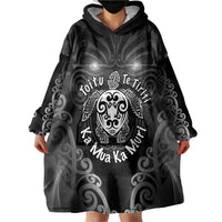 Aotearoa Toitu Te Tiriti Wearable Blanket Hoodie Ka Mua Ka Muri