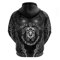Aotearoa Toitu Te Tiriti Zip Hoodie Ka Mua Ka Muri LT05 - Polynesian Pride