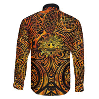 New Zealand Tamanuitera The Sun Family Matching Tank Maxi Dress and Hawaiian Shirt Maori Pattern LT05 - Polynesian Pride