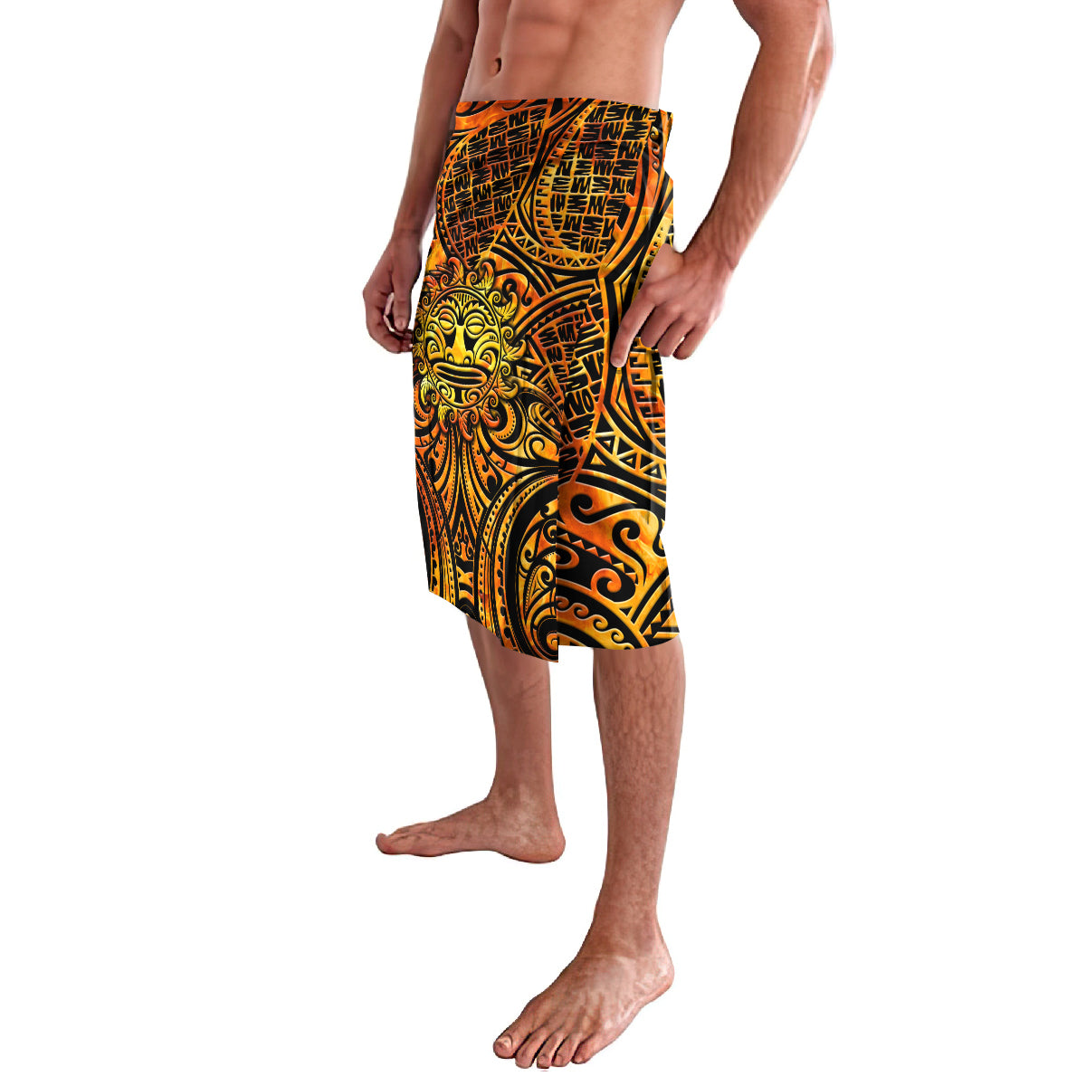 New Zealand Tamanuitera The Sun Lavalava Maori Pattern