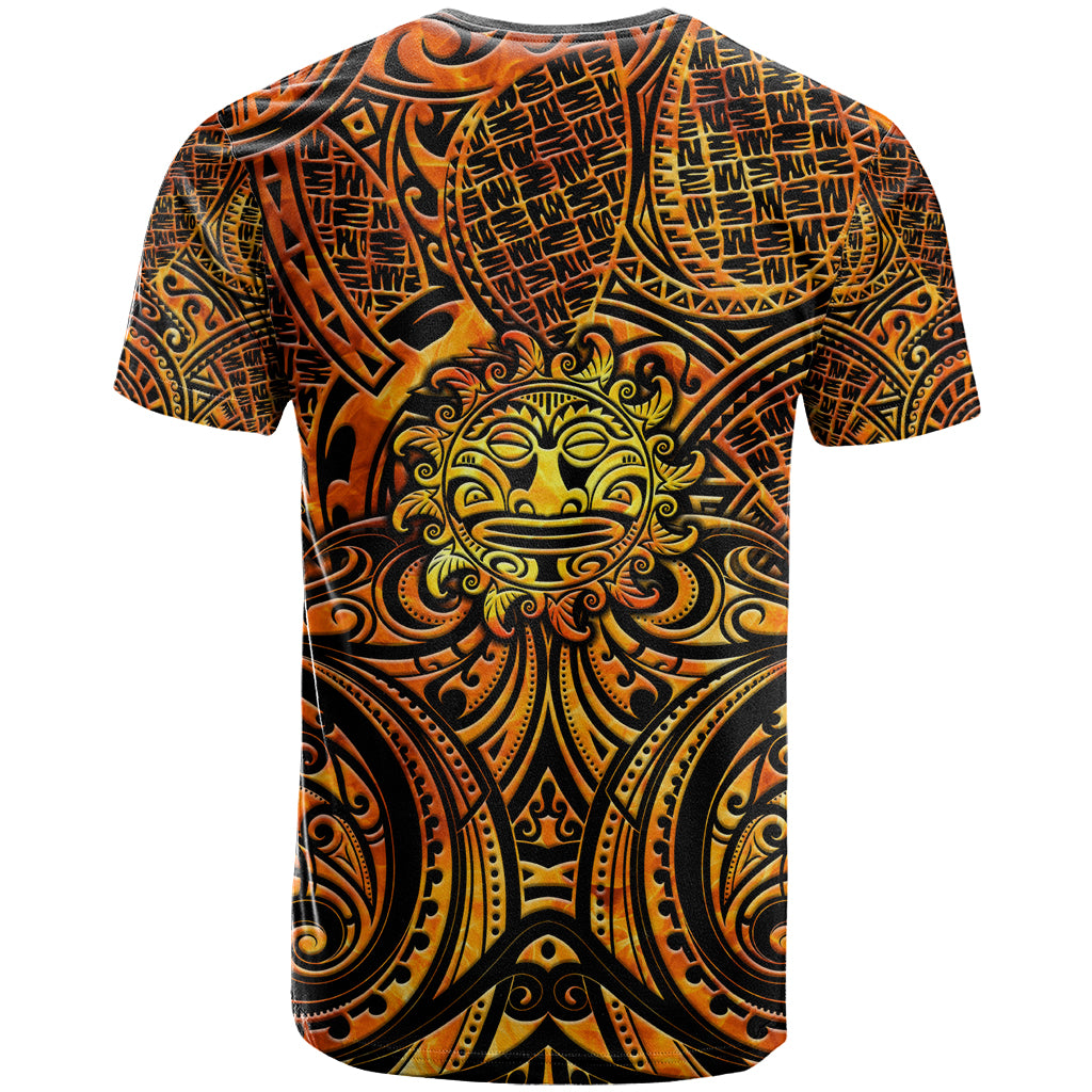 New Zealand Tamanuitera The Sun T Shirt Maori Pattern LT05 - Polynesian Pride