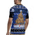 Personalised New Zealand July Christmas Rugby Jersey Maori Kiwi Xmas Tree - Blue