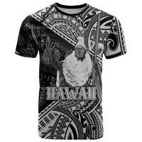 Hawaii King Kamehameha T Shirt With Hawaiian Ipu Motifs Black Version LT05 Black - Polynesian Pride
