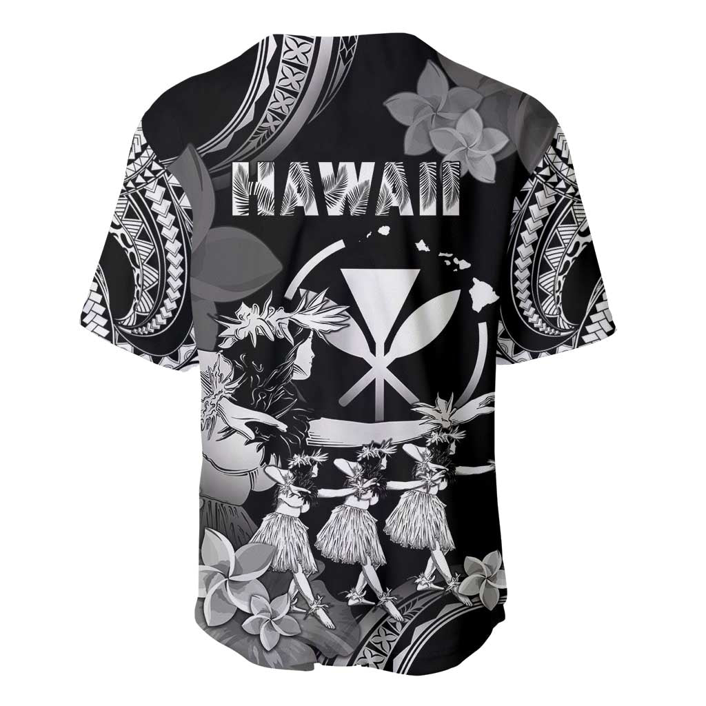 Hawaii Beautiful Hula Dancers Baseball Jersey With Ipu Keke And Pahu Drum LT05 - Polynesian Pride