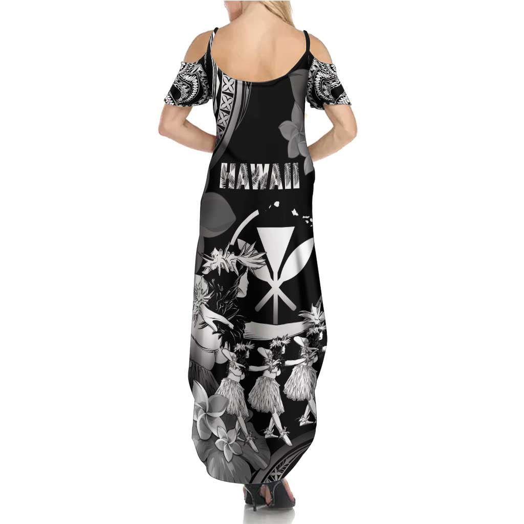 Hawaii Beautiful Hula Dancers Family Matching Summer Maxi Dress and Hawaiian Shirt With Ipu Keke And Pahu Drum