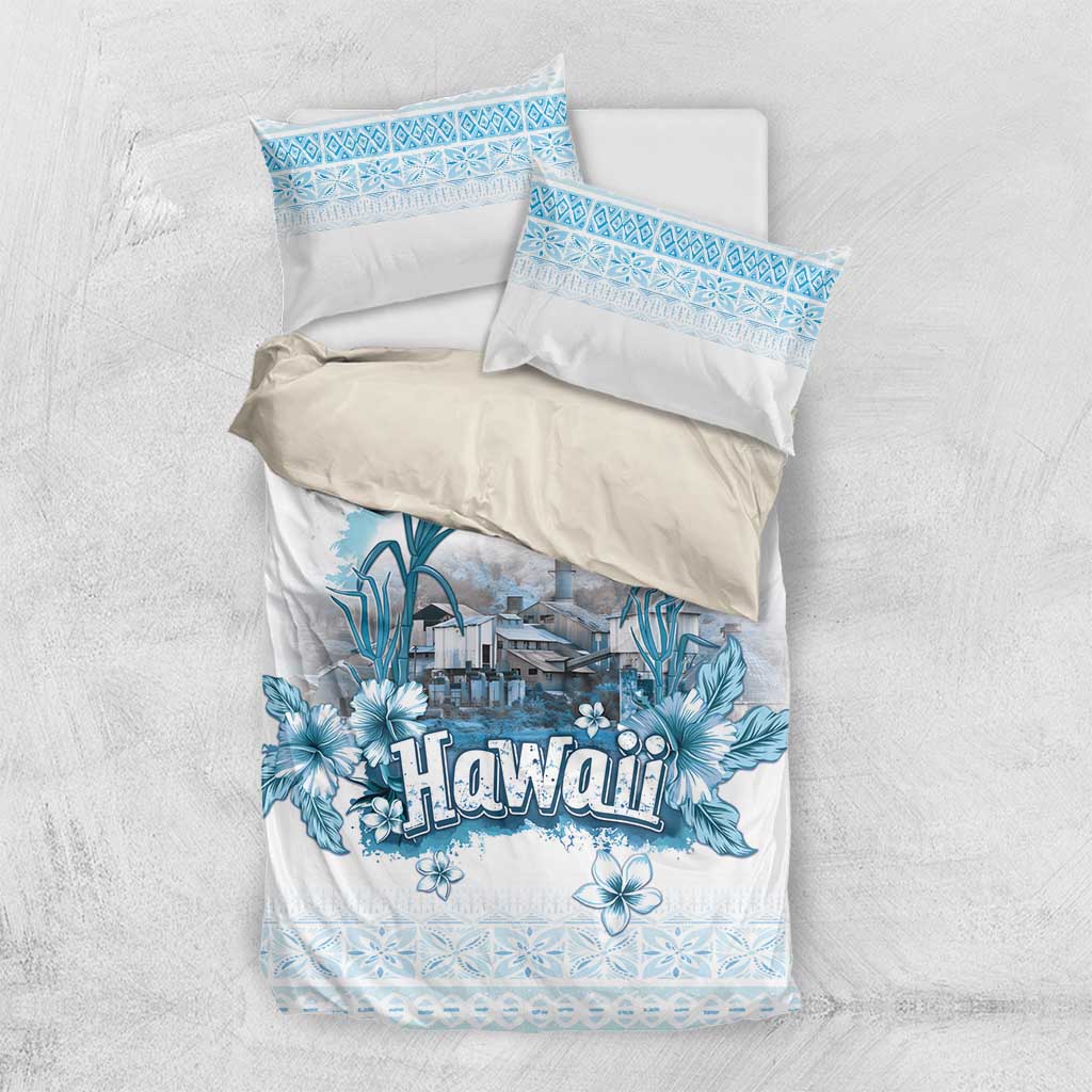 Hawaii Sugar Plantation Bedding Set With Hawaiian Tapa Pattern
