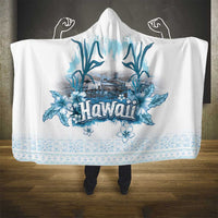 Hawaii Sugar Plantation Hooded Blanket With Hawaiian Tapa Pattern LT05 - Polynesian Pride