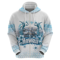 Hawaii Sugar Plantation Hoodie With Hawaiian Tapa Pattern