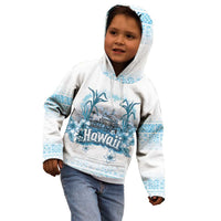 Hawaii Sugar Plantation Kid Hoodie With Hawaiian Tapa Pattern