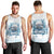 Hawaii Sugar Plantation Men Tank Top With Hawaiian Tapa Pattern