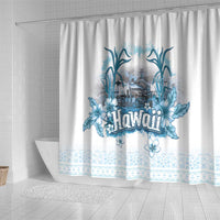 Hawaii Sugar Plantation Shower Curtain With Hawaiian Tapa Pattern LT05 - Polynesian Pride