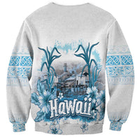Hawaii Sugar Plantation Sweatshirt With Hawaiian Tapa Pattern LT05 - Polynesian Pride