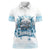 Hawaii Sugar Plantation Women Polo Shirt With Hawaiian Tapa Pattern