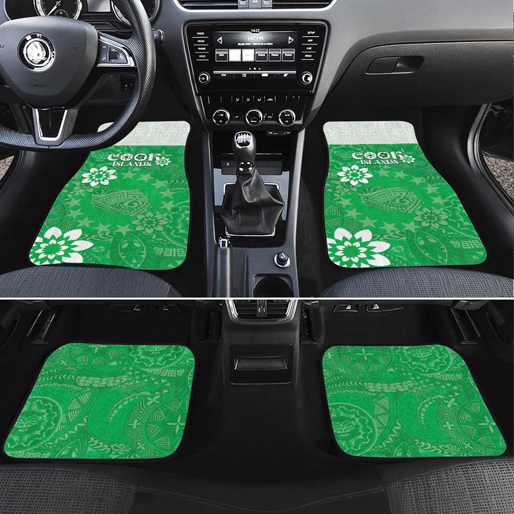 Cook Islands Maori Language Week Car Mats Pacific Tapa Pattern