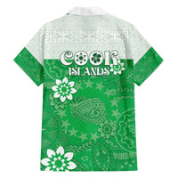 Cook Islands Maori Language Week Family Matching Off Shoulder Short Dress and Hawaiian Shirt Pacific Tapa Pattern LT05 - Polynesian Pride
