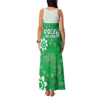 Cook Islands Maori Language Week Family Matching Tank Maxi Dress and Hawaiian Shirt Pacific Tapa Pattern LT05 - Polynesian Pride