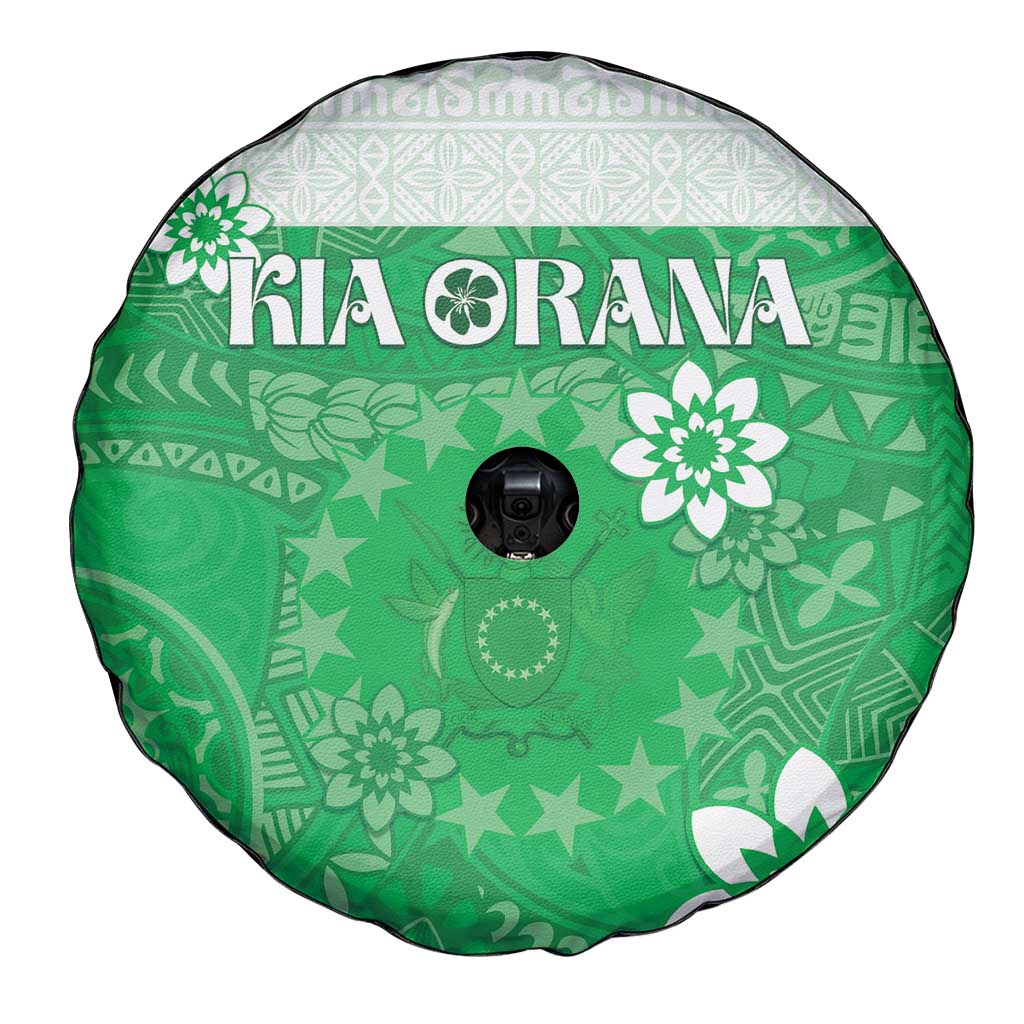 Cook Islands Maori Language Week Spare Tire Cover Pacific Tapa Pattern