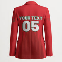 Custom Morocco Football 2026 Blazer Atlas Lions Breathtaking Victory Red Version
