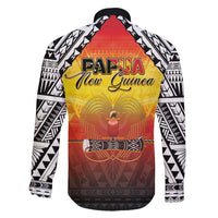 Papua New Guinea 50th Independence Day Family Matching Off Shoulder Maxi Dress and Hawaiian Shirt One People One Nation One PNG LT05 - Polynesian Pride